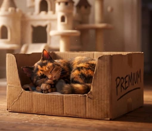 Caixa de papelão Premium