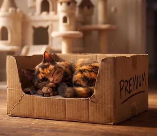 Caixa de papelão Premium
