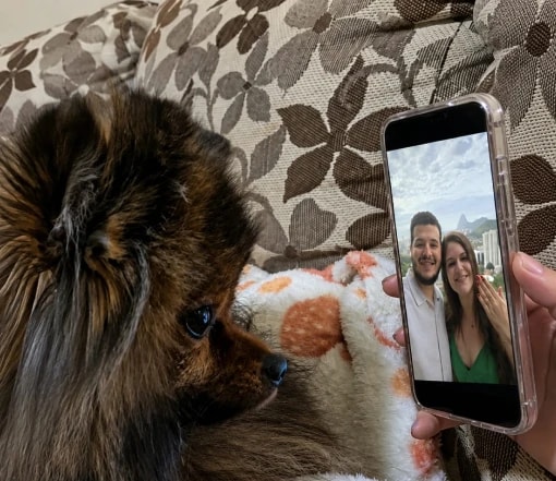 Videochamada com o Sirius